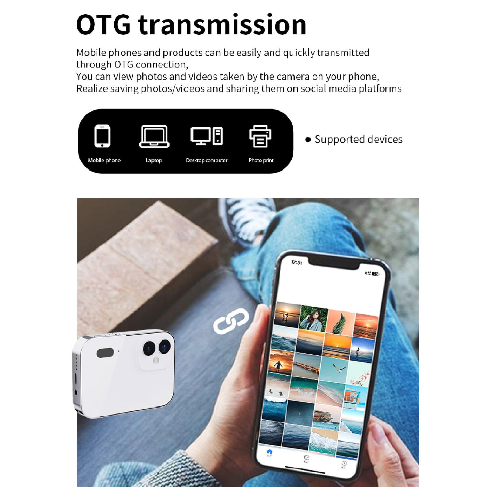 Amazon | 64MP 4K タッチスクリーンデジタルカメラ、3 種類のレンズ